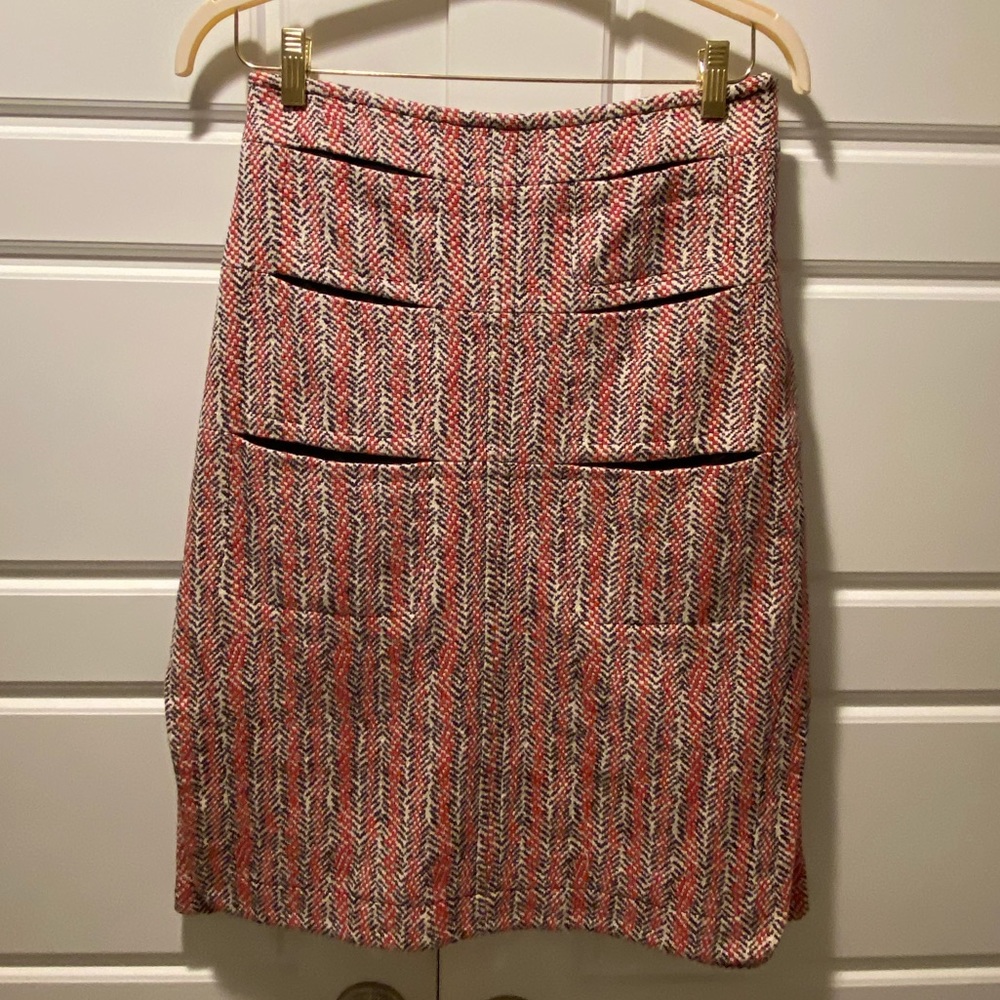 Carven Tweed Skirt—Size 40/US 8
